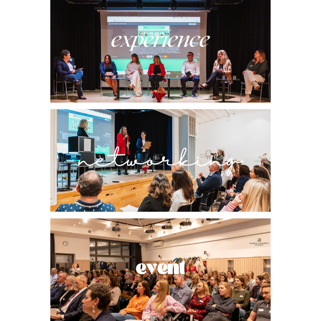 Podium, Networking und Publikum an der Integrativa 2025